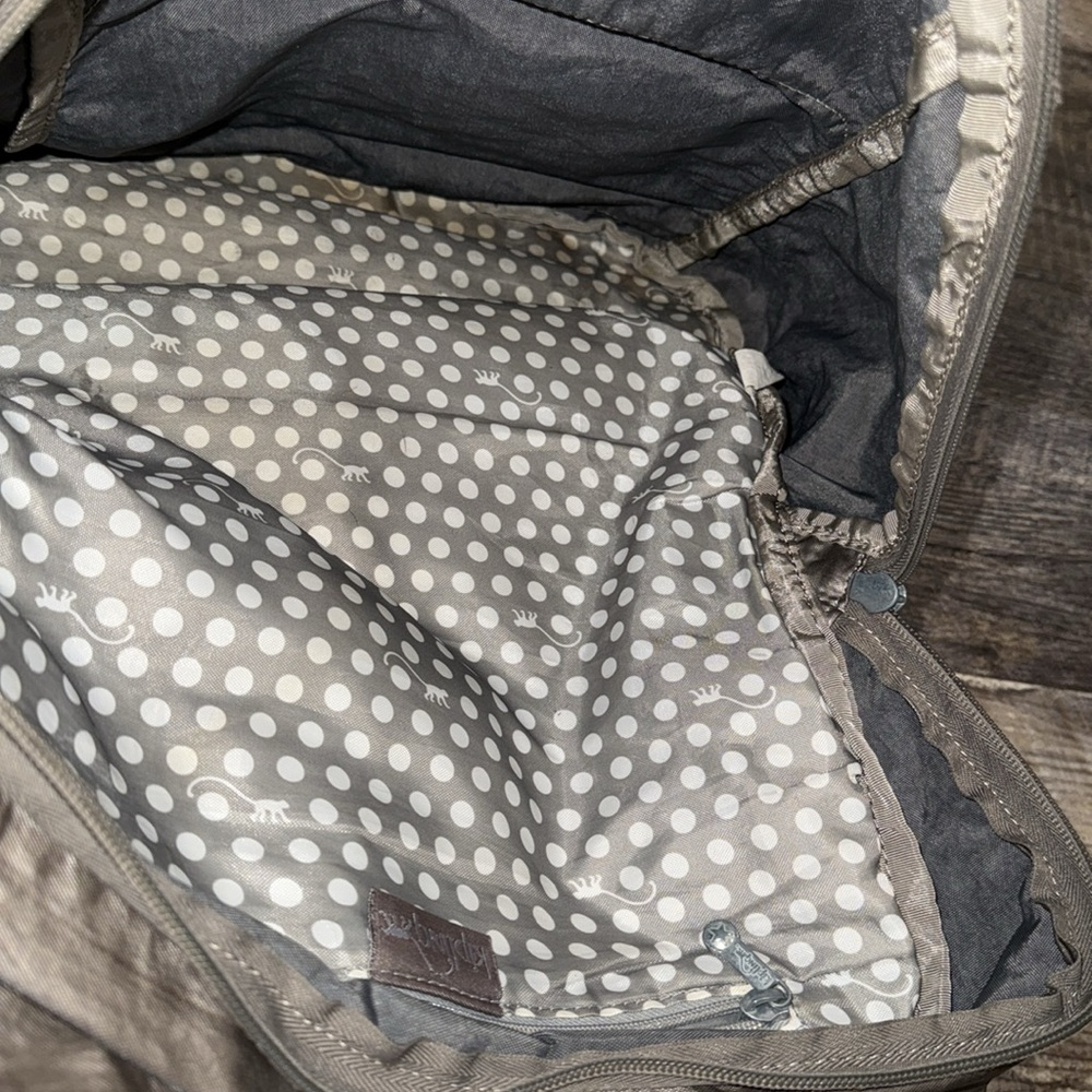 Kipling Shiny Silver Backpack - Picture 5 of 9